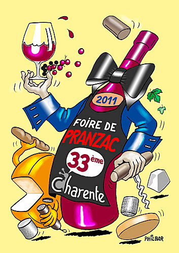 33 ème foire aux vins et aux fromages et aux produits artisanaux à Pranzac 2011