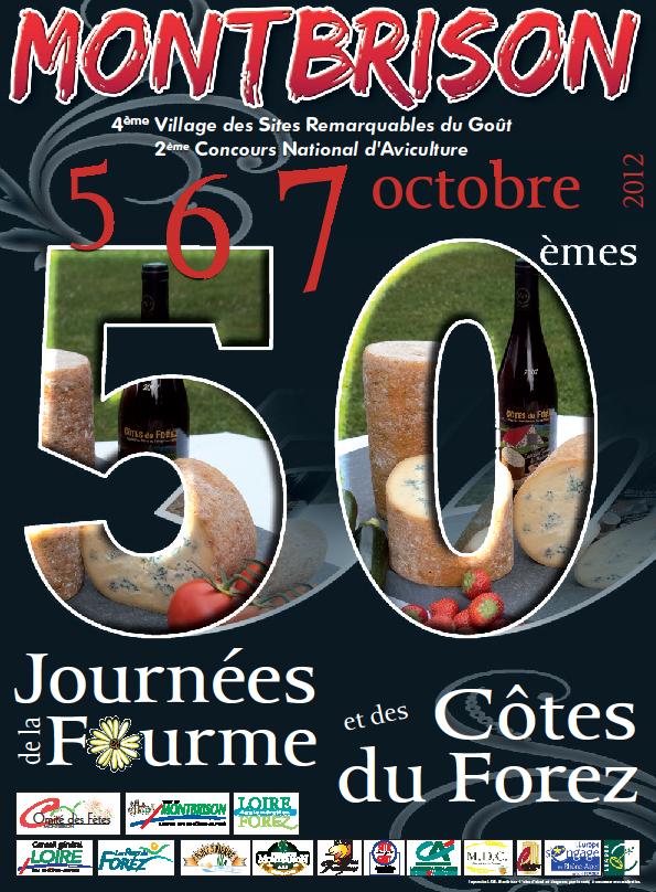 50èmes Journées de la Fourme de Montbrison et des Côtes du Forez octobre 2012