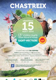 Concours National Saint-Nectaire à Chastreix Aout 2014
