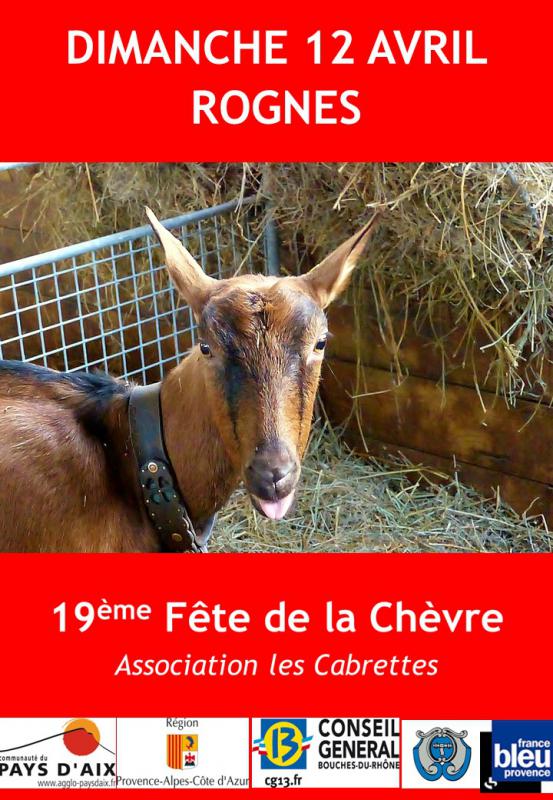 19ème fête de la chèvre à Rognes avril 2015