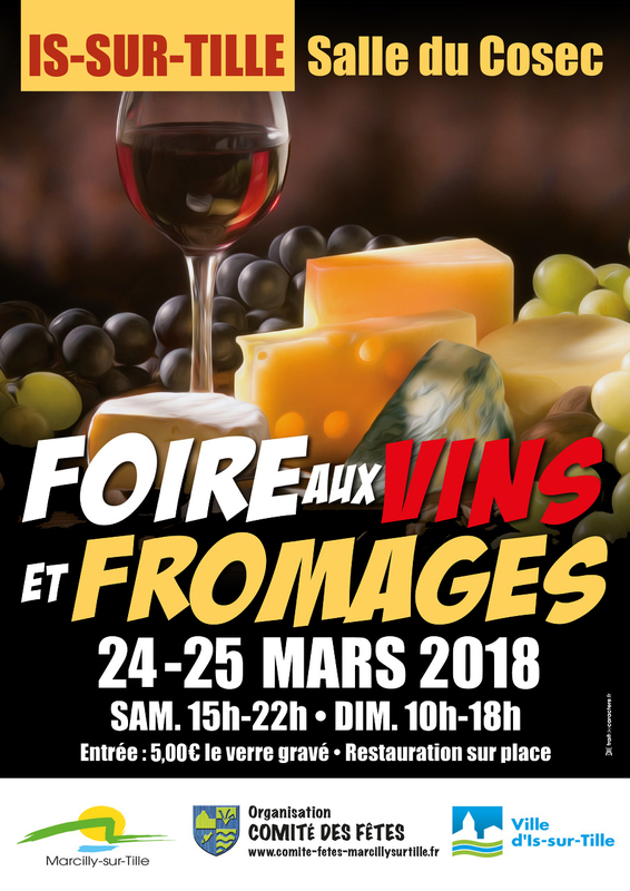 26ème foire aux vins et aux fromages à Is-sur-Tille - Mars 2018