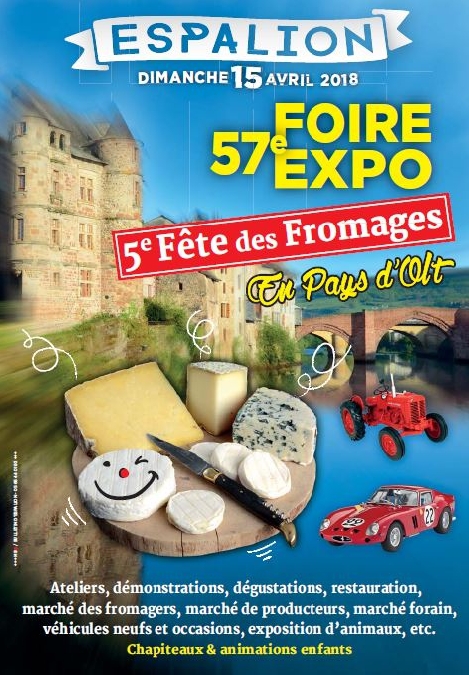 5ème fête des fromages et 15ème concours officiel des fromages à Espalion (12) - Avril 2018