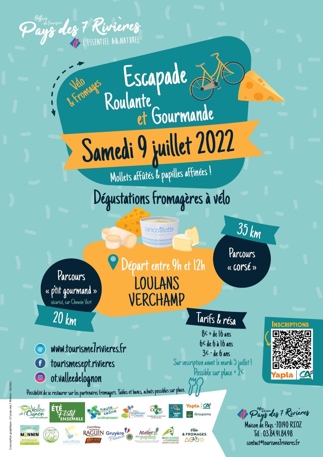 Escapade Roulante et Gourmande : Vélo et Fromages ! à Loulans-Verchamp