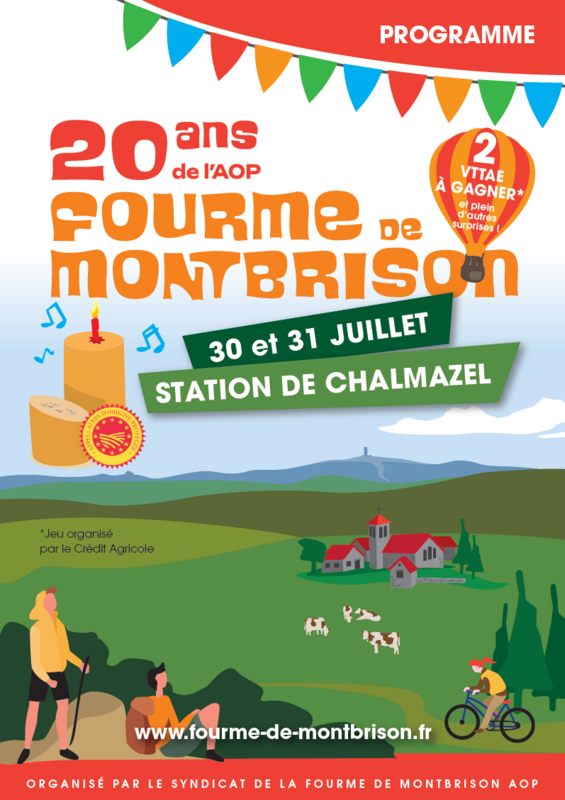 20 ans de l'AOP Fourme de Montbrison à la station de Chalmazel