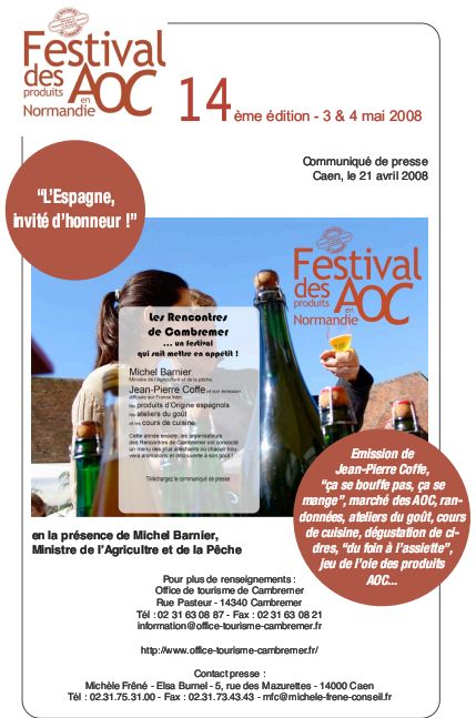 Festival des AOC produits en Normandie