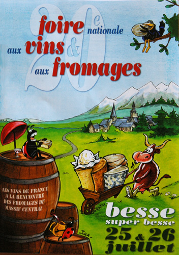 Foire aux vins et aux fromages à Besse-et-Saint-Anastaise