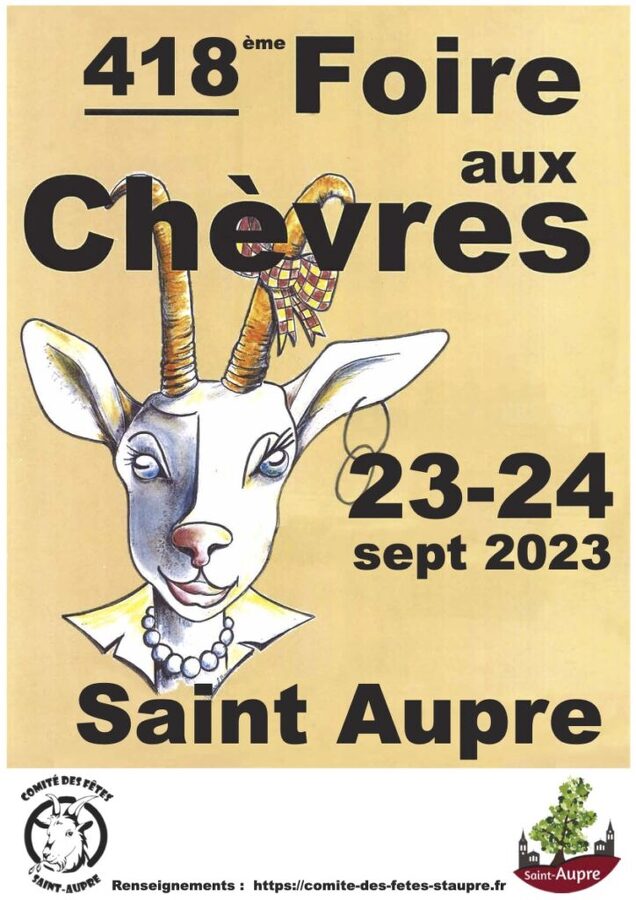 417ème Foire aux Chèvres à Saint-Aupre