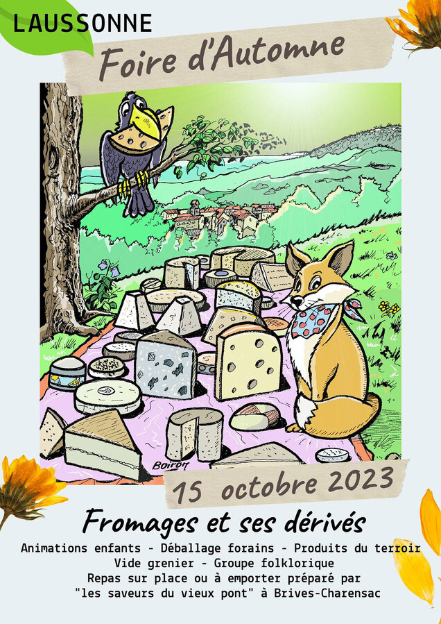 La 28e édition de la Foire d'Automne spéciale fromages à Laussonne