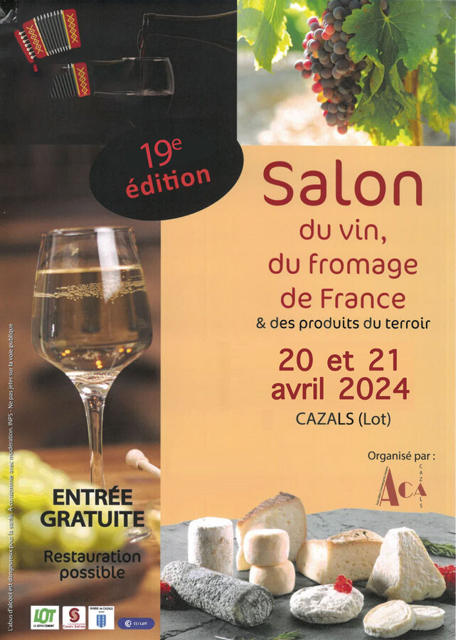 19e Salon du vin et du Fromage à Cazals-Salviac