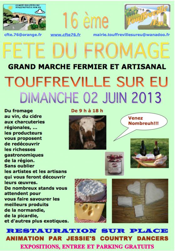 16ème Fête du Fromage à Touffreville-sur-eu Juin 2013