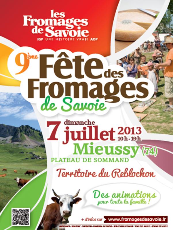 9ème fête des fromages de Savoie à Mieussy (74) juillet 2013
