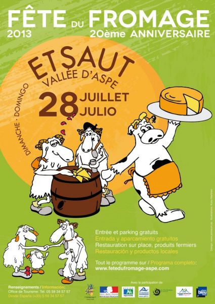 20ème Fête du Fromage d'Etsaut juillet 2013