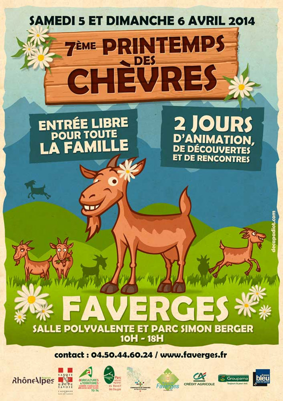 7ème Printemps des Chèvres à Faverges Avril 2014