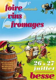 25ème foire aux vins et aux fromages à Besse - Juillet 2014