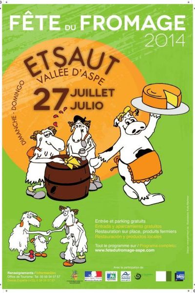 21ème Fête du Fromage à Etsaut -Juillet 2014
