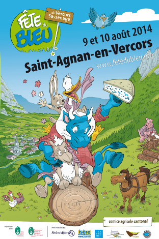Fête du bleu du Vercors-Sassenage à St-Agnan en Vercors - Août 2014