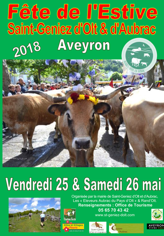 Fête de l'estive de Saint-Geniez d'Olt & d'Aubrac (12) - Mai 2018