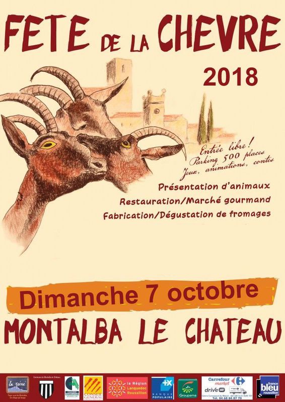 5ème édition de la Fête de la chèvre à Montalba le Château (66) - Octobre 2018
