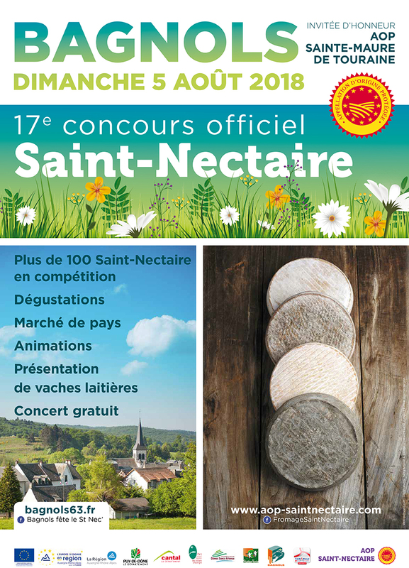 17ème Concours National Saint-Nectaire à Bagnols (63) - Août 2018