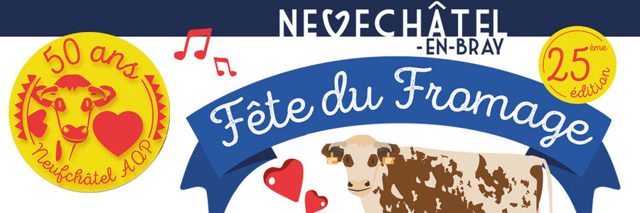 25ème fête du fromage à Neufchâtel en Bray