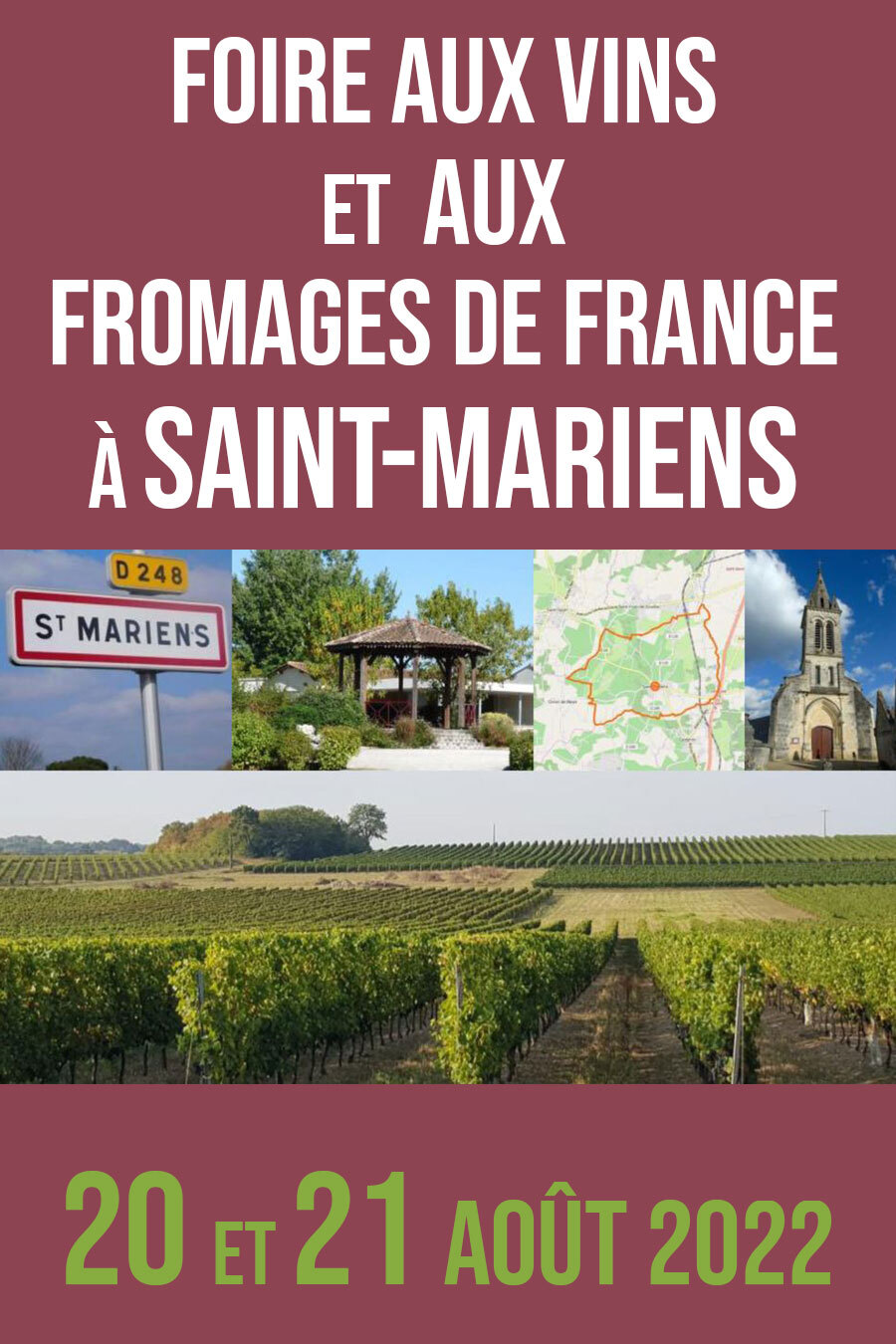 Foire aux vins et aux fromages de france à Saint-Mariens