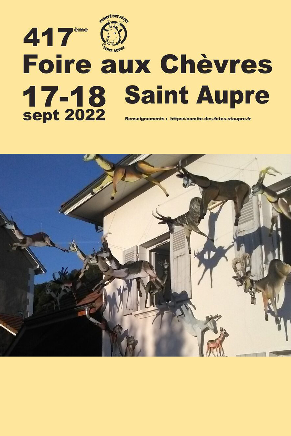 417ème Foire aux Chèvres à Saint-Aupre