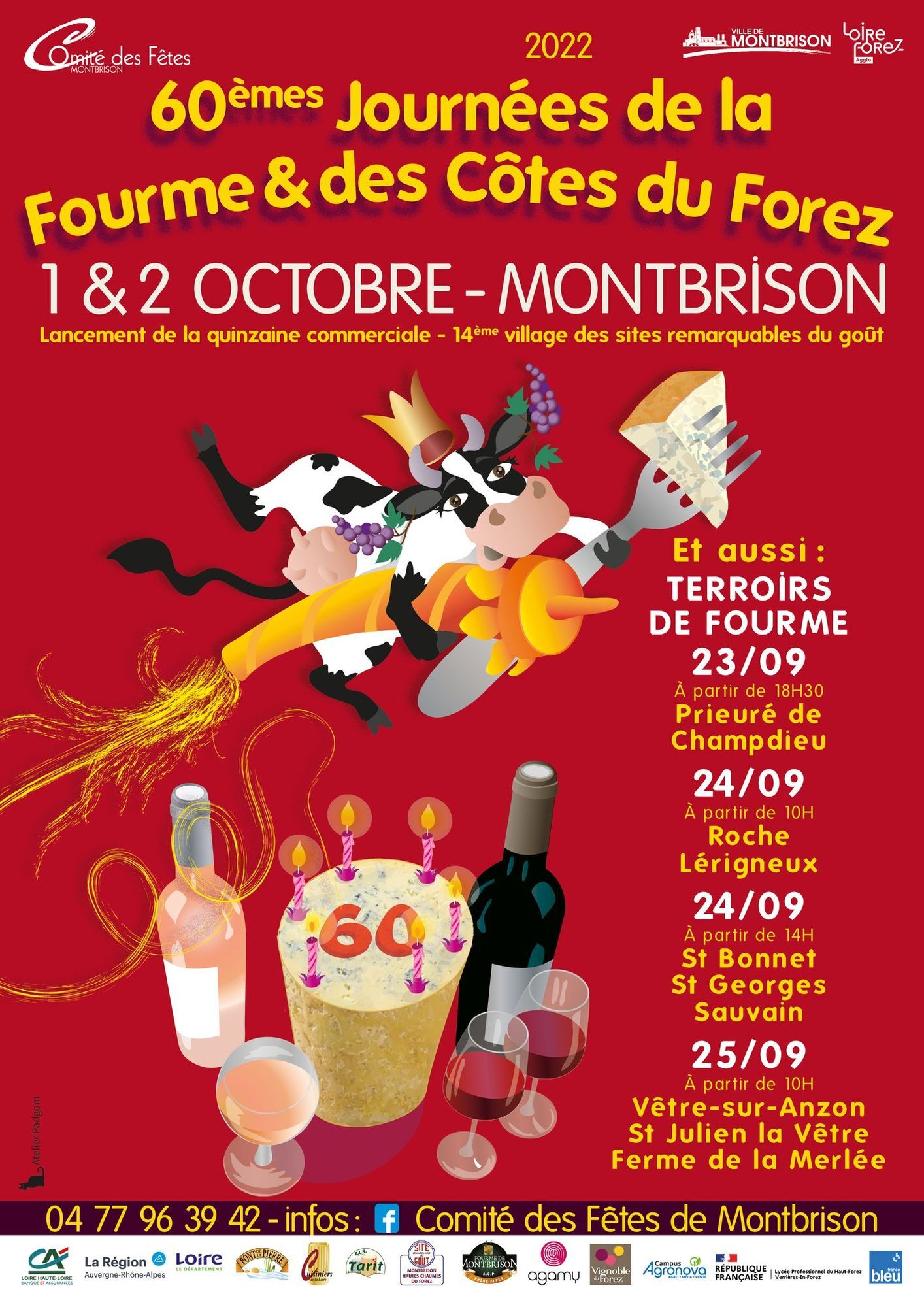 60èmes Journées de la Fourme de Montbrison et des Côtes du Forez