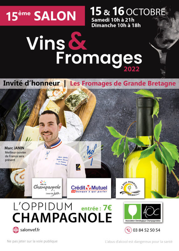 15ème édition du salon des Fromages et vins de France à Champagnole