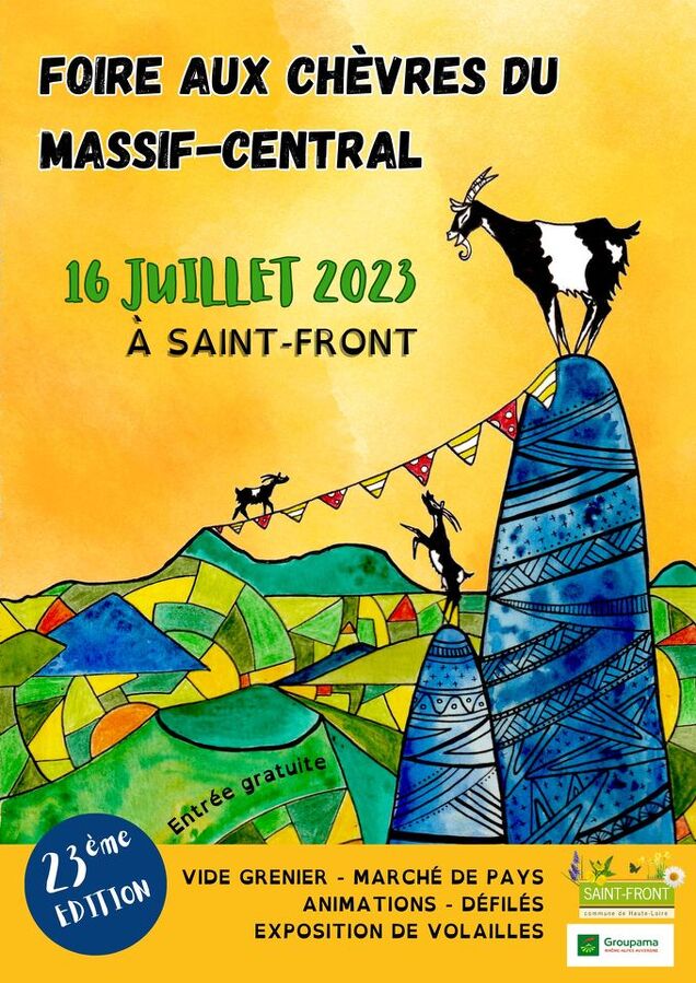 Foire aux chèvres du Massif-Central à Saint-Front