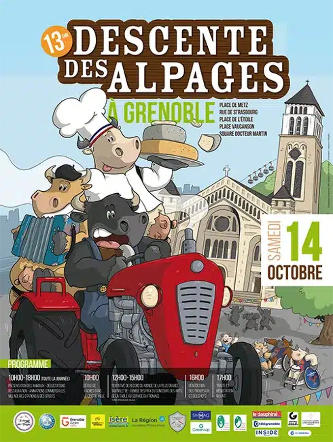 13ème Descente des Alpages à Grenoble