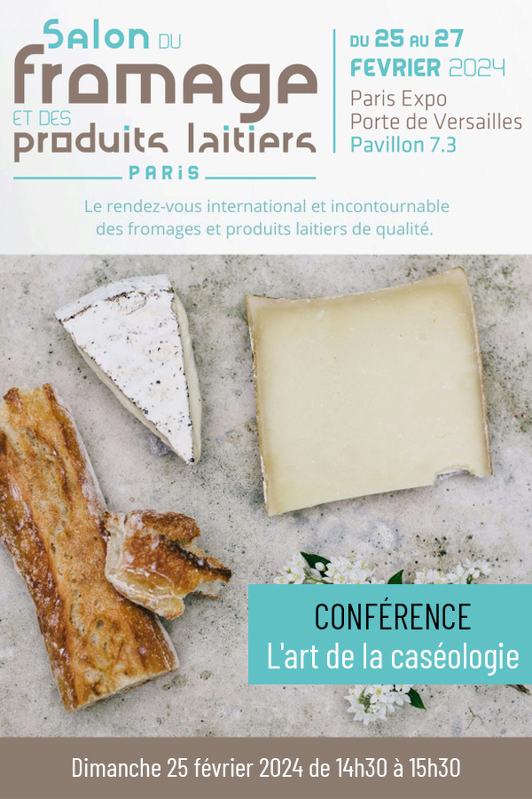 Conférence - L'Art de la Caséologie - Salon du fromage et des produits laitiers de Paris